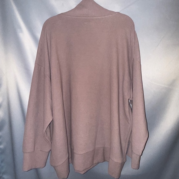 Maurices Ribbed Knit Shawl Collar Sweatshirt - Picture 3 of 4